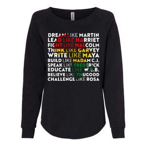 African American Black History Historical Figures Womens California Wash Sweatshirt