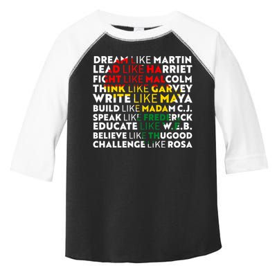 African American Black History Historical Figures Toddler Fine Jersey T-Shirt