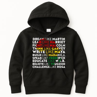 African American Black History Historical Figures Kids Hoodie
