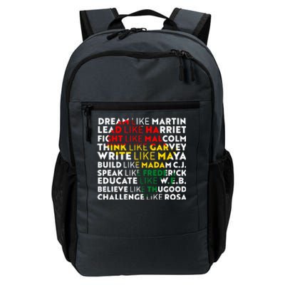 African American Black History Historical Figures Daily Commute Backpack