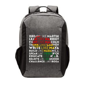 African American Black History Historical Figures Vector Backpack