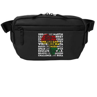 African American Black History Historical Figures Crossbody Pack