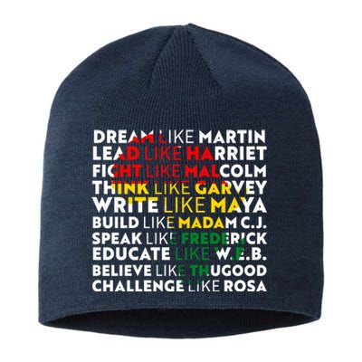 African American Black History Historical Figures Sustainable Beanie