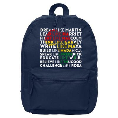 African American Black History Historical Figures 16 in Basic Backpack