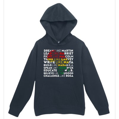 African American Black History Historical Figures Urban Pullover Hoodie