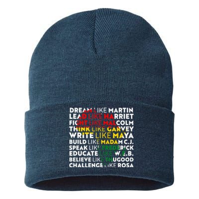 African American Black History Historical Figures Sustainable Knit Beanie