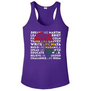 African American Black History Historical Figures Ladies PosiCharge Competitor Racerback Tank