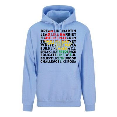 African American Black History Historical Figures Unisex Surf Hoodie