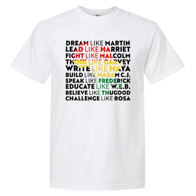 African American Black History Historical Figures Garment-Dyed Heavyweight T-Shirt