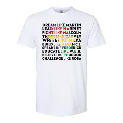 African American Black History Historical Figures Softstyle CVC T-Shirt