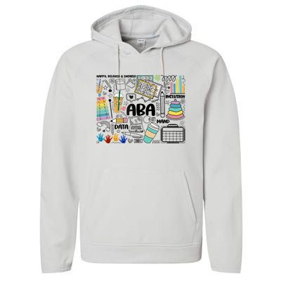 Aba Applied Behavior Analysis Bcba Behavior Analyst Autism Performance Fleece Hoodie