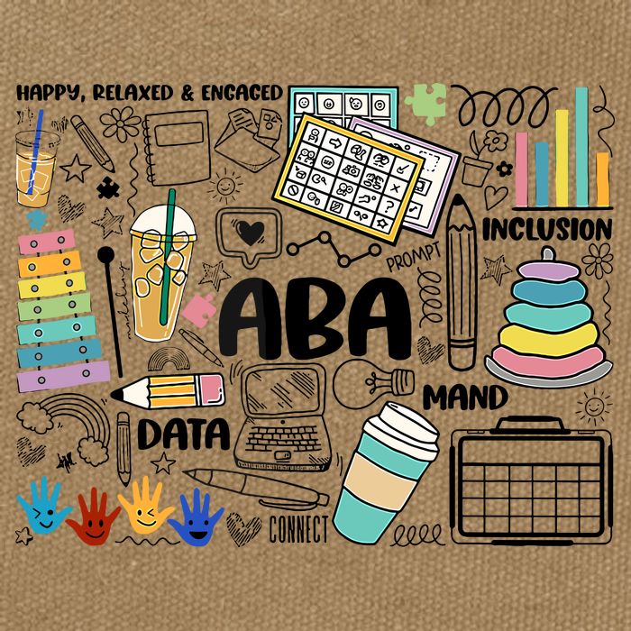 Aba Applied Behavior Analysis Bcba Behavior Analyst Autism Cotton Canvas Backpack