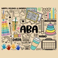 Aba Applied Behavior Analysis Bcba Behavior Analyst Autism Drawstring Bag