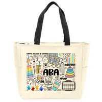 Aba Applied Behavior Analysis Bcba Behavior Analyst Autism Zip Tote Bag