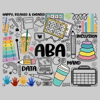 Aba Applied Behavior Analysis Bcba Behavior Analyst Autism Tie-Dye T-Shirt