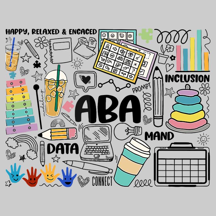 Aba Applied Behavior Analysis Bcba Behavior Analyst Autism Tie-Dye T-Shirt