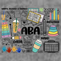 Aba Applied Behavior Analysis Bcba Behavior Analyst Autism 7-Panel Snapback Hat