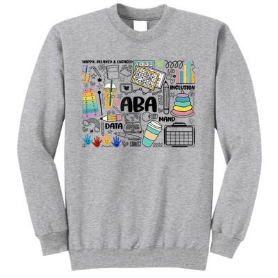 Aba Applied Behavior Analysis Bcba Behavior Analyst Autism Tall Sweatshirt