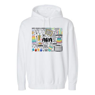 Aba Applied Behavior Analysis Bcba Behavior Analyst Autism Garment-Dyed Fleece Hoodie