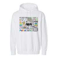 Aba Applied Behavior Analysis Bcba Behavior Analyst Autism Garment-Dyed Fleece Hoodie