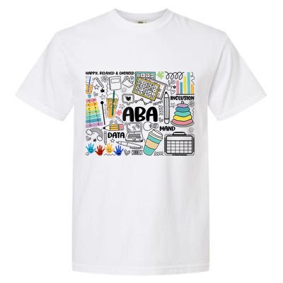Aba Applied Behavior Analysis Bcba Behavior Analyst Autism Garment-Dyed Heavyweight T-Shirt