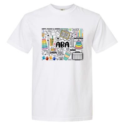 Aba Applied Behavior Analysis Bcba Behavior Analyst Autism Garment-Dyed Heavyweight T-Shirt