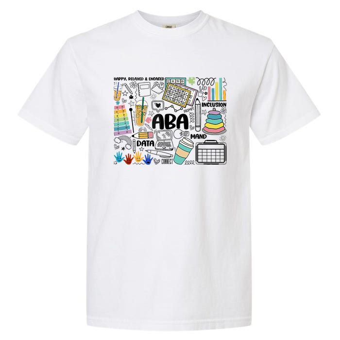 Aba Applied Behavior Analysis Bcba Behavior Analyst Autism Garment-Dyed Heavyweight T-Shirt