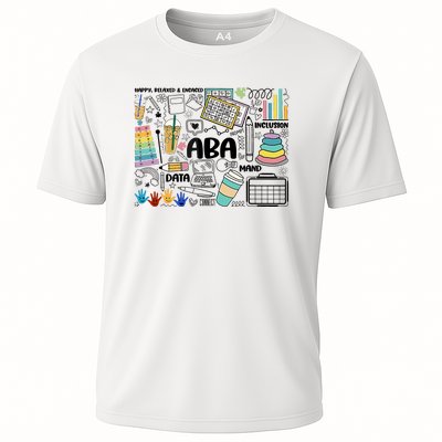 Aba Applied Behavior Analysis Bcba Behavior Analyst Autism Cooling Performance Crew T-Shirt