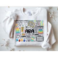 Aba Applied Behavior Analysis Bcba Behavior Analyst Autism Sweatshirt