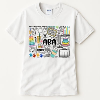 Aba Applied Behavior Analysis Bcba Behavior Analyst Autism Tall T-Shirt