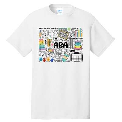 Aba Applied Behavior Analysis Bcba Behavior Analyst Autism Tall T-Shirt