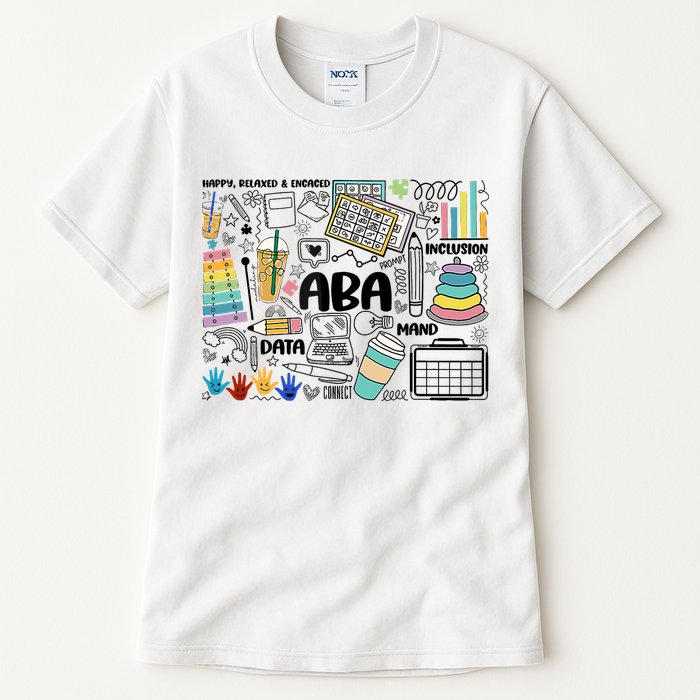 Aba Applied Behavior Analysis Bcba Behavior Analyst Autism Tall T-Shirt