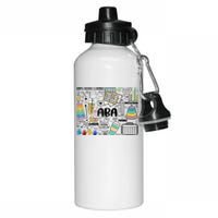 Aba Applied Behavior Analysis Bcba Behavior Analyst Autism Aluminum Water Bottle