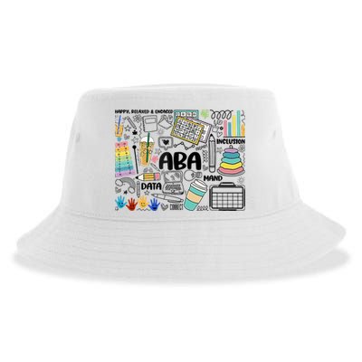 Aba Applied Behavior Analysis Bcba Behavior Analyst Autism Sustainable Bucket Hat