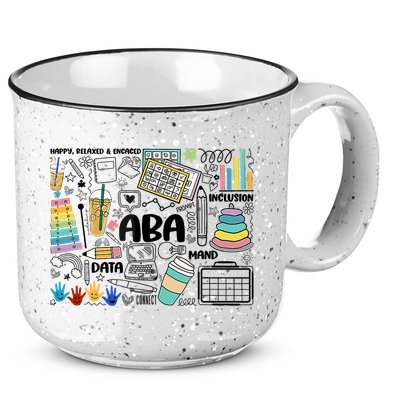 Aba Applied Behavior Analysis Bcba Behavior Analyst Autism 15oz Campfire Ceramic Mug