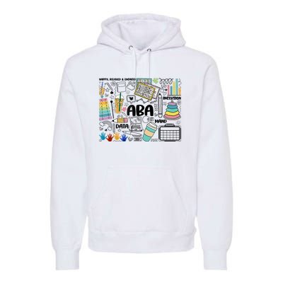 Aba Applied Behavior Analysis Bcba Behavior Analyst Autism Premium Hoodie