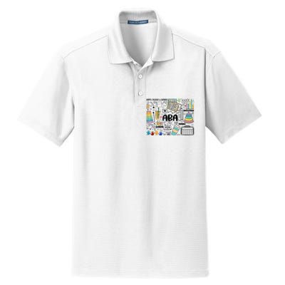 Aba Applied Behavior Analysis Bcba Behavior Analyst Autism Dry Zone Grid Polo