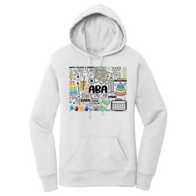 Aba Applied Behavior Analysis Bcba Behavior Analyst Autism Women's Pullover Hoodie