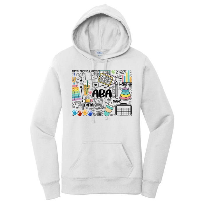 Aba Applied Behavior Analysis Bcba Behavior Analyst Autism Women's Pullover Hoodie