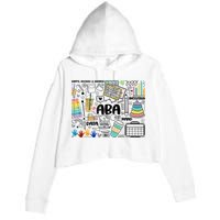 Aba Applied Behavior Analysis Bcba Behavior Analyst Autism Crop Fleece Hoodie