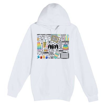 Aba Applied Behavior Analysis Bcba Behavior Analyst Autism Premium Pullover Hoodie