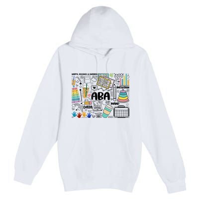 Aba Applied Behavior Analysis Bcba Behavior Analyst Autism Premium Pullover Hoodie