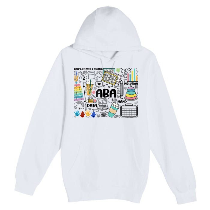 Aba Applied Behavior Analysis Bcba Behavior Analyst Autism Premium Pullover Hoodie