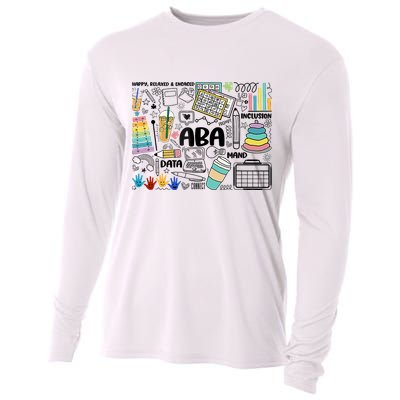 Aba Applied Behavior Analysis Bcba Behavior Analyst Autism Cooling Performance Long Sleeve Crew