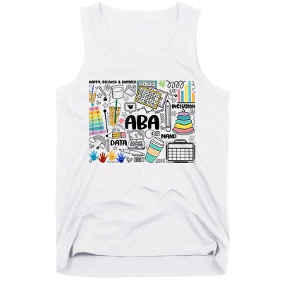 Aba Applied Behavior Analysis Bcba Behavior Analyst Autism Tank Top