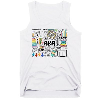 Aba Applied Behavior Analysis Bcba Behavior Analyst Autism Tank Top