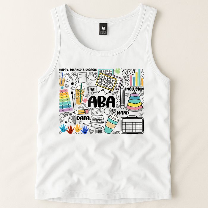 Aba Applied Behavior Analysis Bcba Behavior Analyst Autism Tank Top