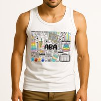 Aba Applied Behavior Analysis Bcba Behavior Analyst Autism Tank Top
