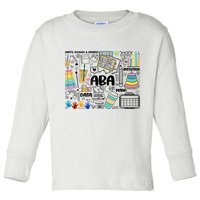 Aba Applied Behavior Analysis Bcba Behavior Analyst Autism Toddler Long Sleeve Shirt