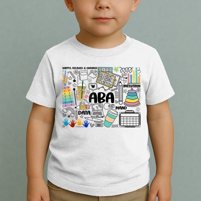 Aba Applied Behavior Analysis Bcba Behavior Analyst Autism Toddler T-Shirt